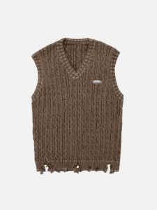 Aelfric Eden Cut Hem Sweater Vest sold by Aelfric Eden