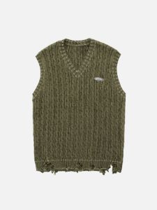 Aelfric Eden Cut Hem Sweater Vest sold by Aelfric Eden