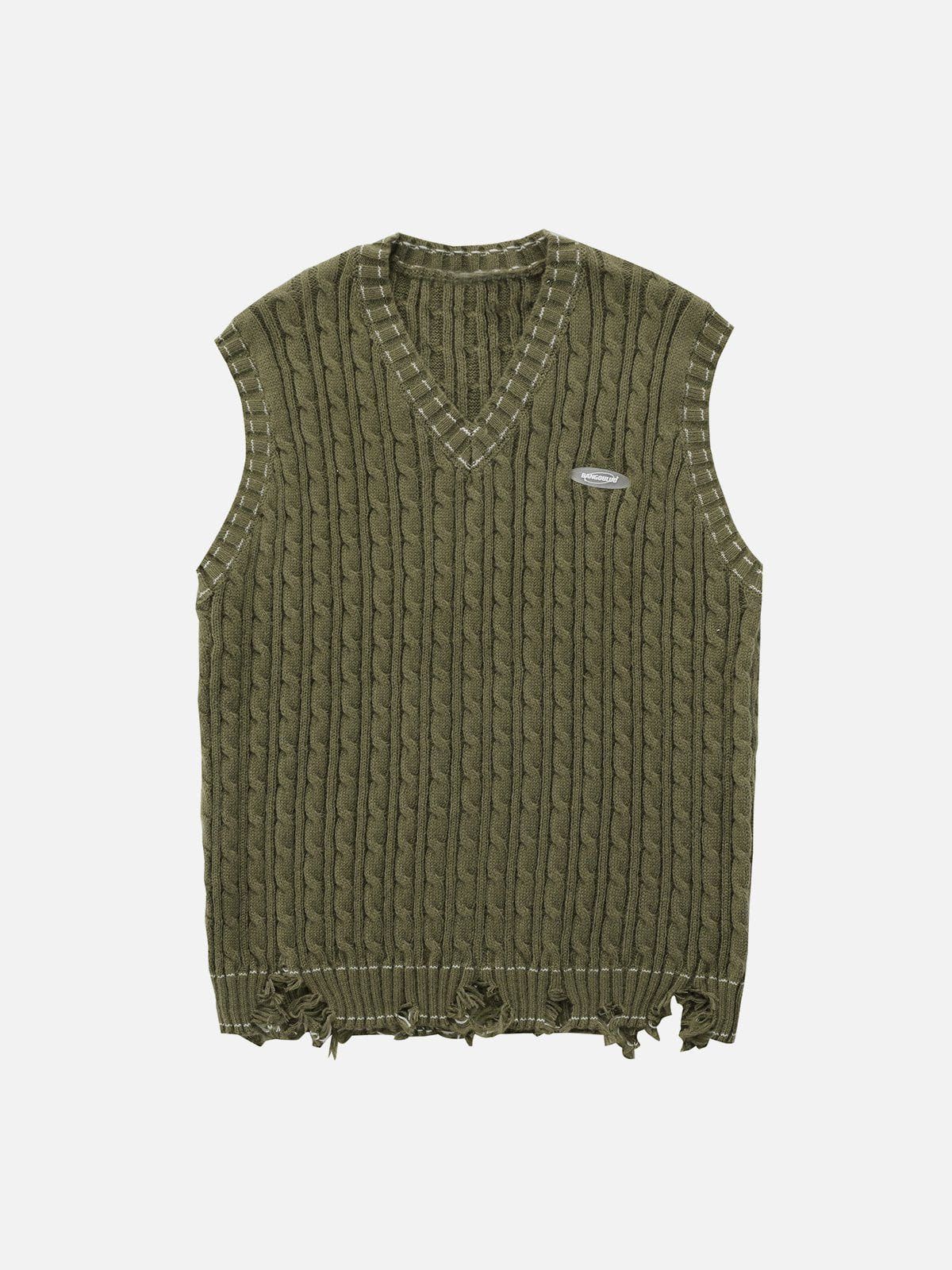 Aelfric Eden Cut Hem Sweater Vest sold by Aelfric Eden product image thumbnail 5