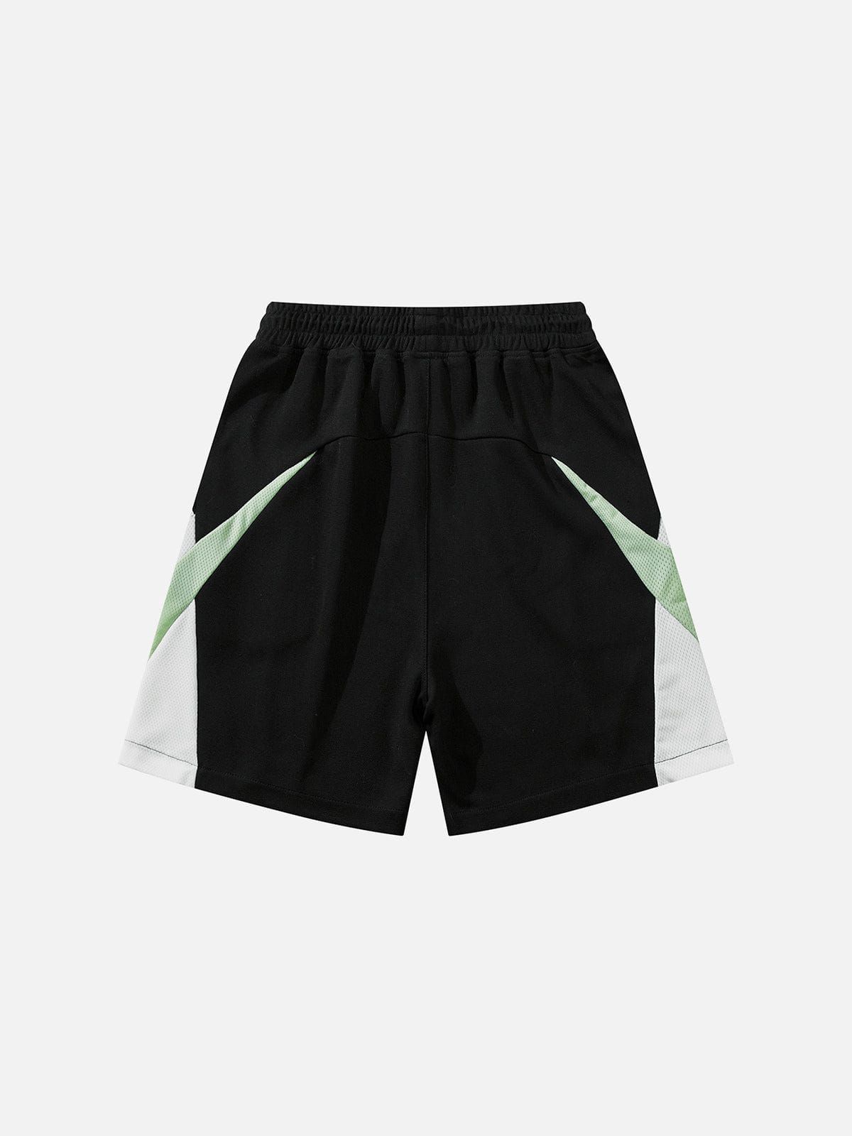 Aelfric Eden Color Contrast Patchwork Shorts sold by Aelfric Eden product image thumbnail 4