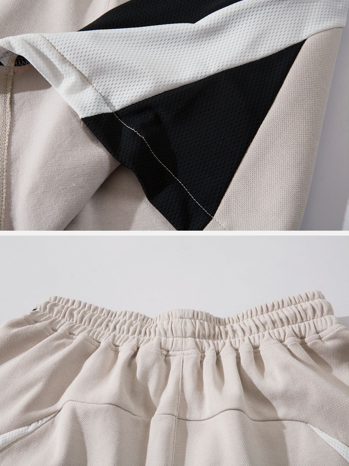 Aelfric Eden Color Contrast Patchwork Shorts sold by Aelfric Eden product image thumbnail 8