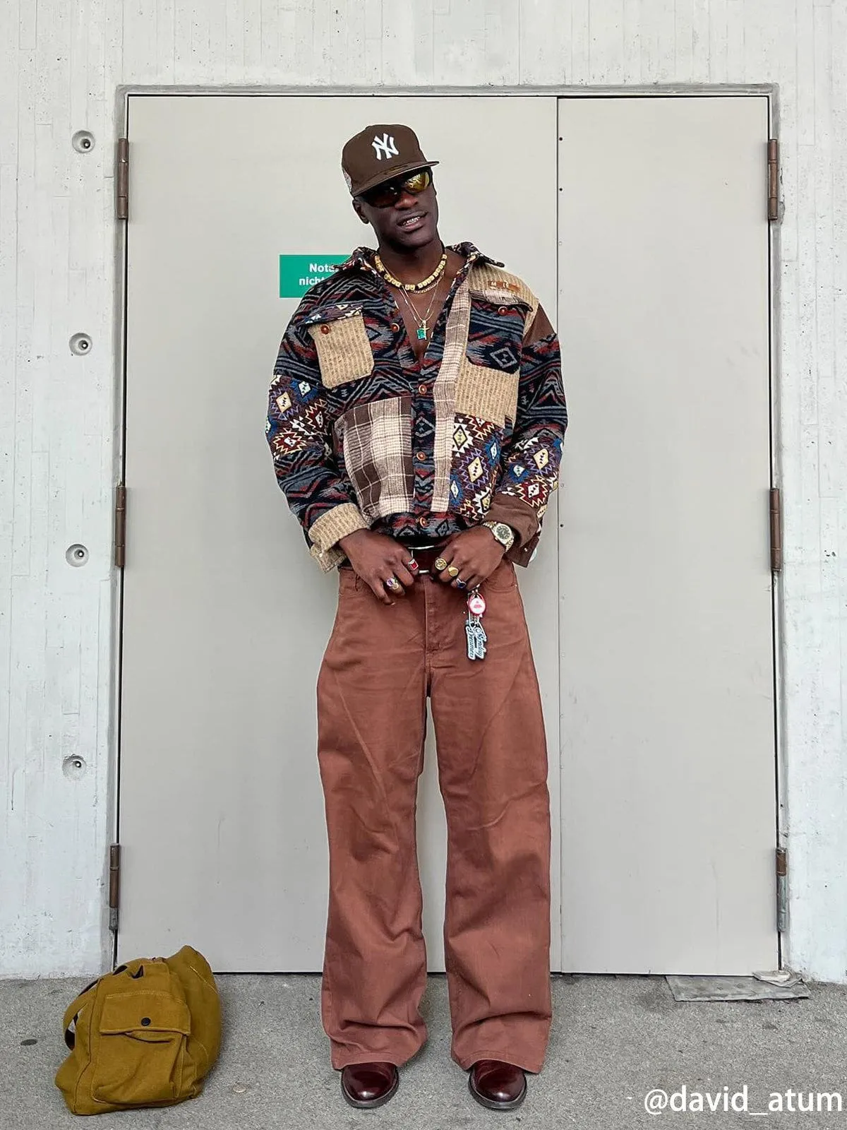 Aelfric Eden Ethnic Style Patchwork Jacket sold by Aelfric Eden product image thumbnail 2