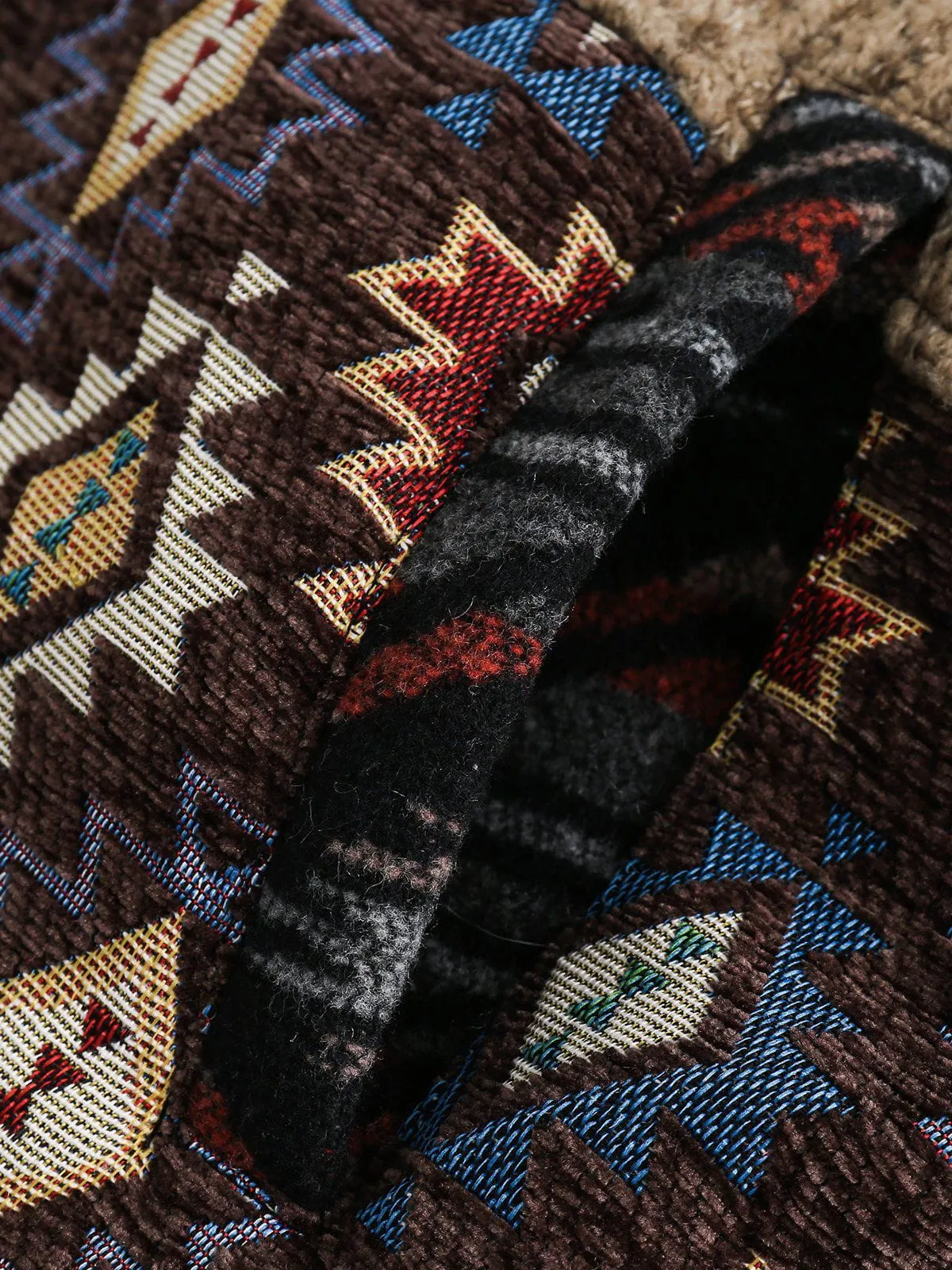 Aelfric Eden Ethnic Style Patchwork Jacket sold by Aelfric Eden product image thumbnail 4