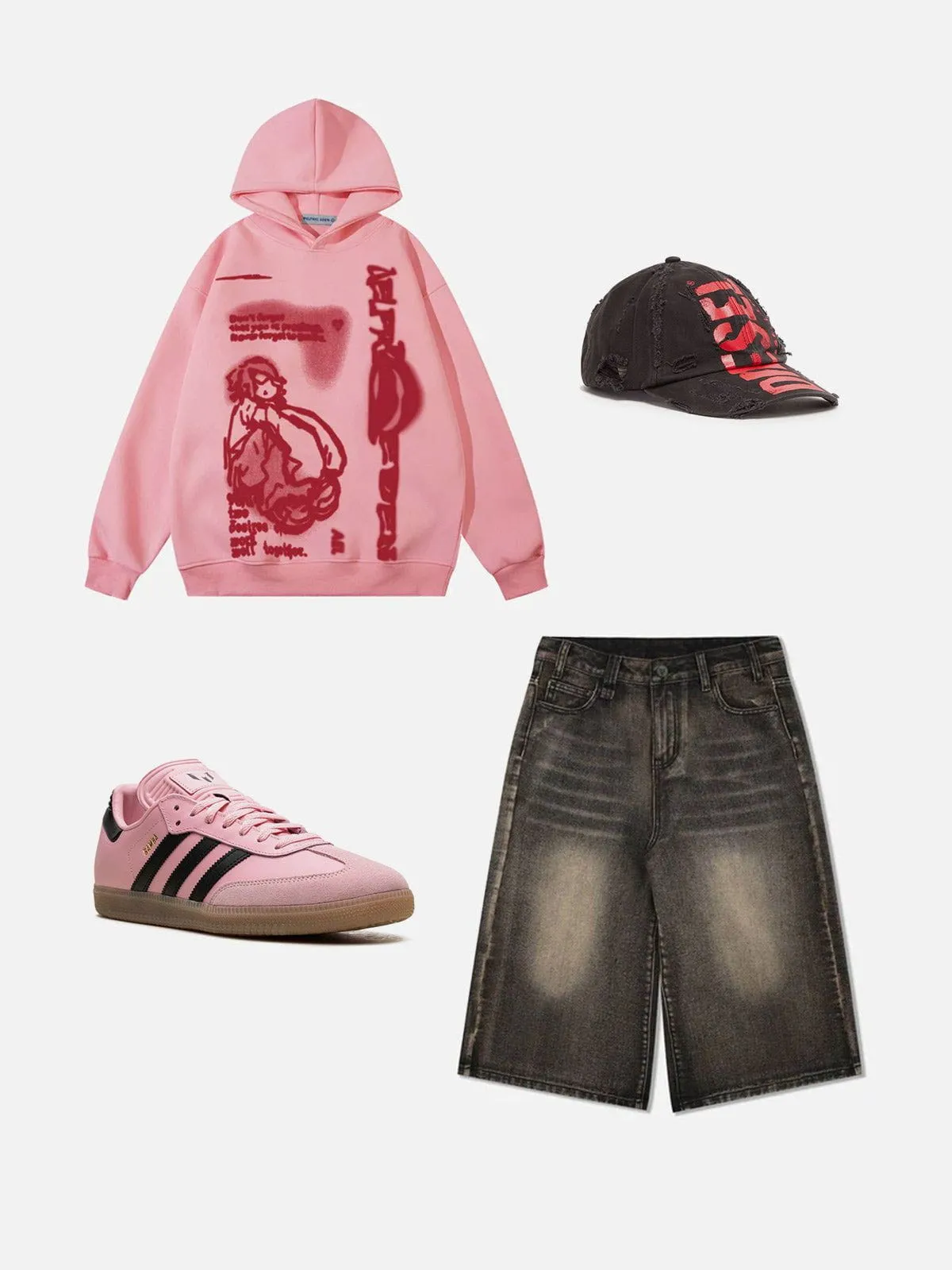 Aelfric Eden Cartoon Figure Print Hoodie sold by Aelfric Eden product image thumbnail 4