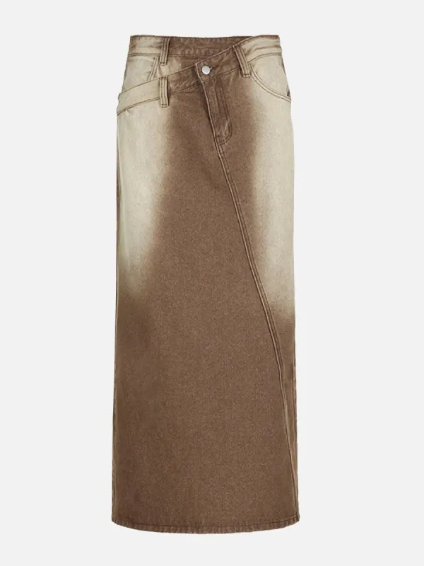 Aelfric Eden Gradient Asymmetrical Waist Skirt sold by Aelfric Eden