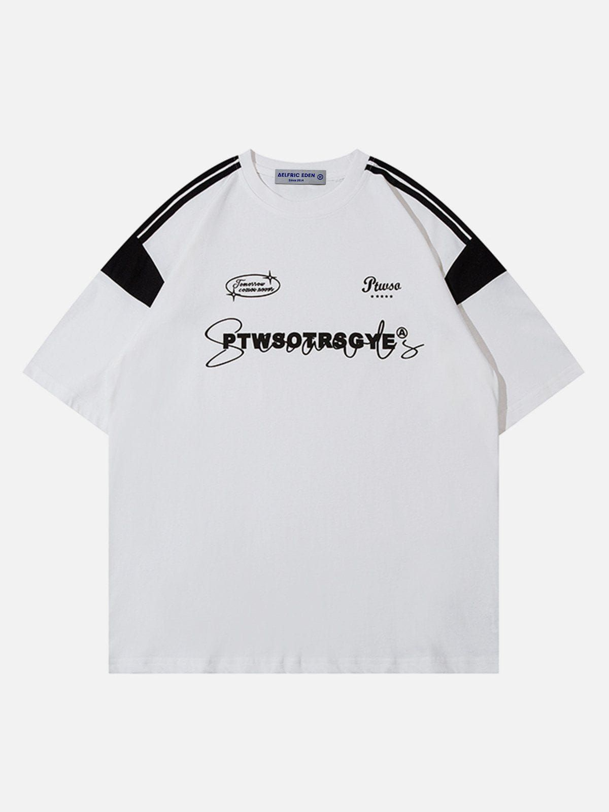 Aelfric Eden Color Blocking Racing Tee sold by Aelfric Eden