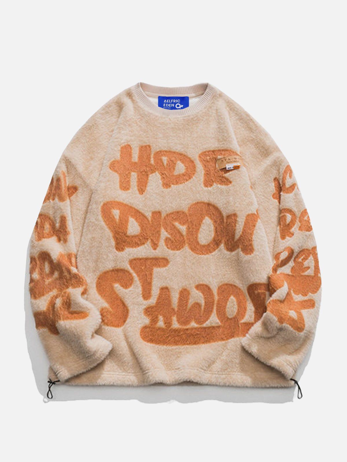 Aelfric Eden Plush Letter Knit Sweater sold by Aelfric Eden product image thumbnail 3