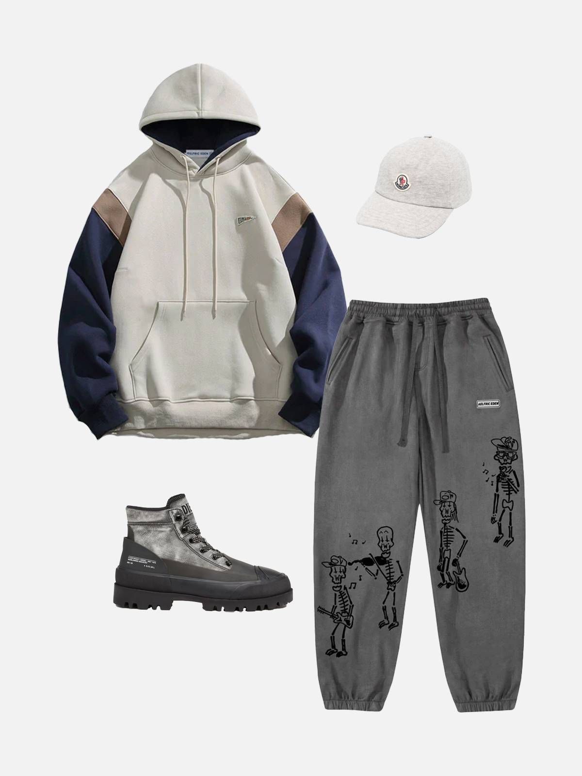 Aelfric Eden Color Blocking Fleece Hoodie sold by Aelfric Eden product image thumbnail 4