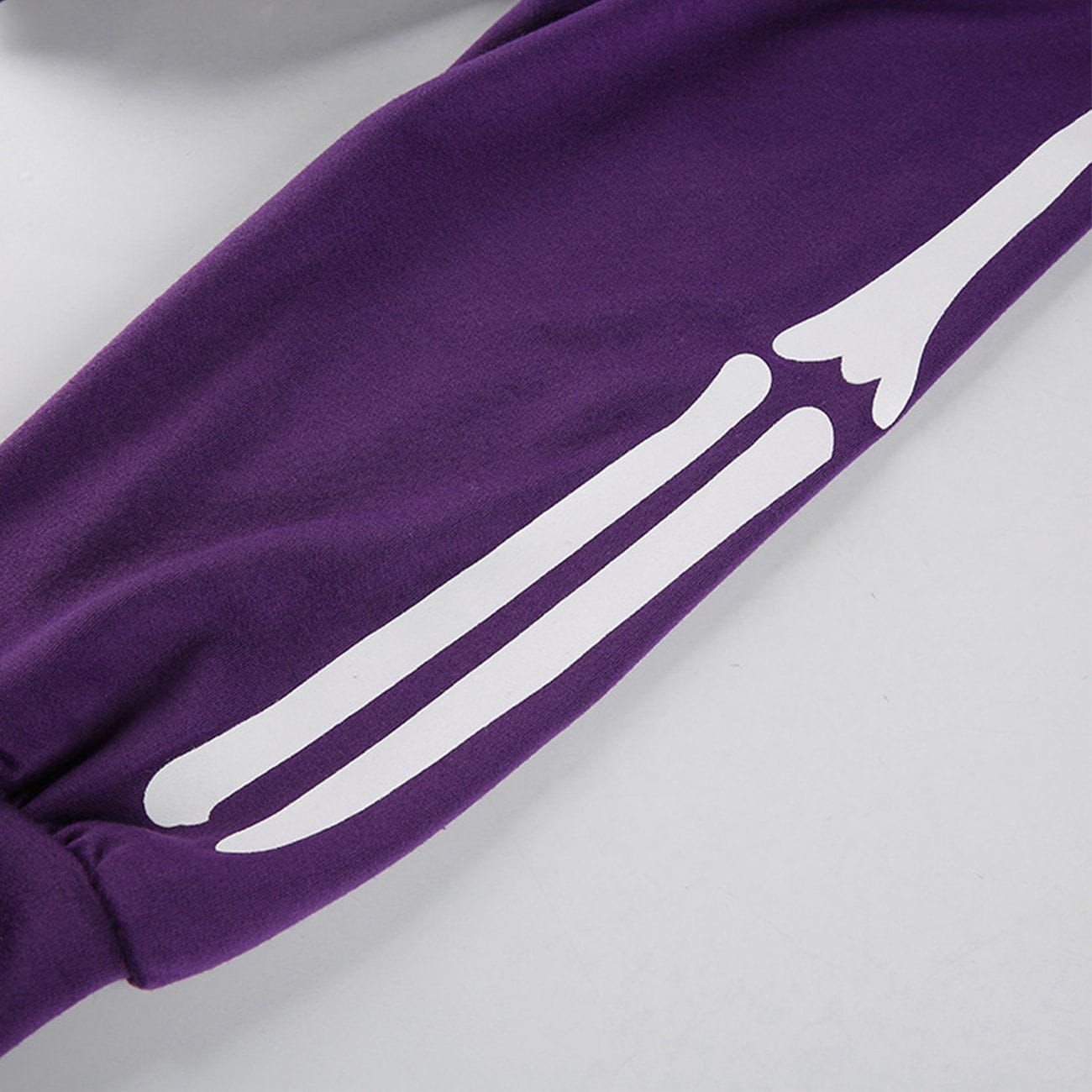 Aelfric Eden Vintage Skeleton Sternum Print Zip Up Hoodie sold by Aelfric Eden product image thumbnail 3