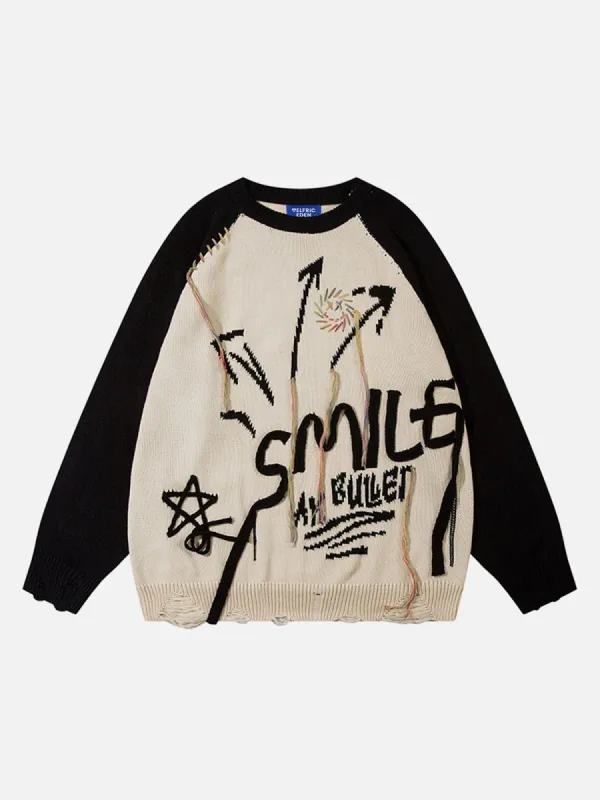 Aelfric Eden Tassel Applique Embroidery Sweater sold by Aelfric Eden