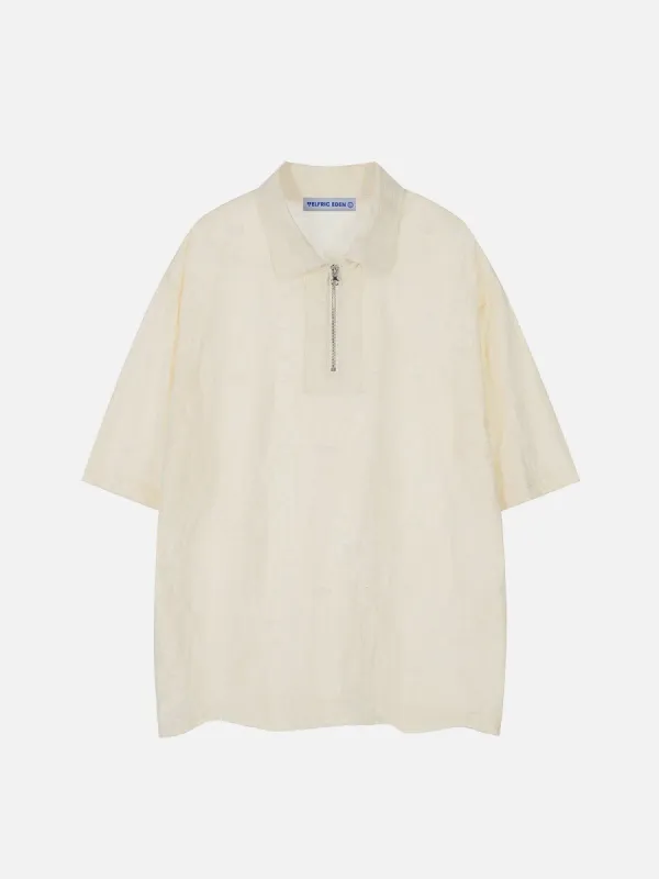 Aelfric Eden Distressed Polo Tee sold by Aelfric Eden