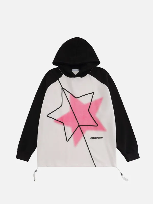 Aelfric Eden Star Pattern Design Hoodie sold by Aelfric Eden