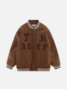 Aelfric Eden Embroidery Letter Varsity Jacket sold by Aelfric Eden