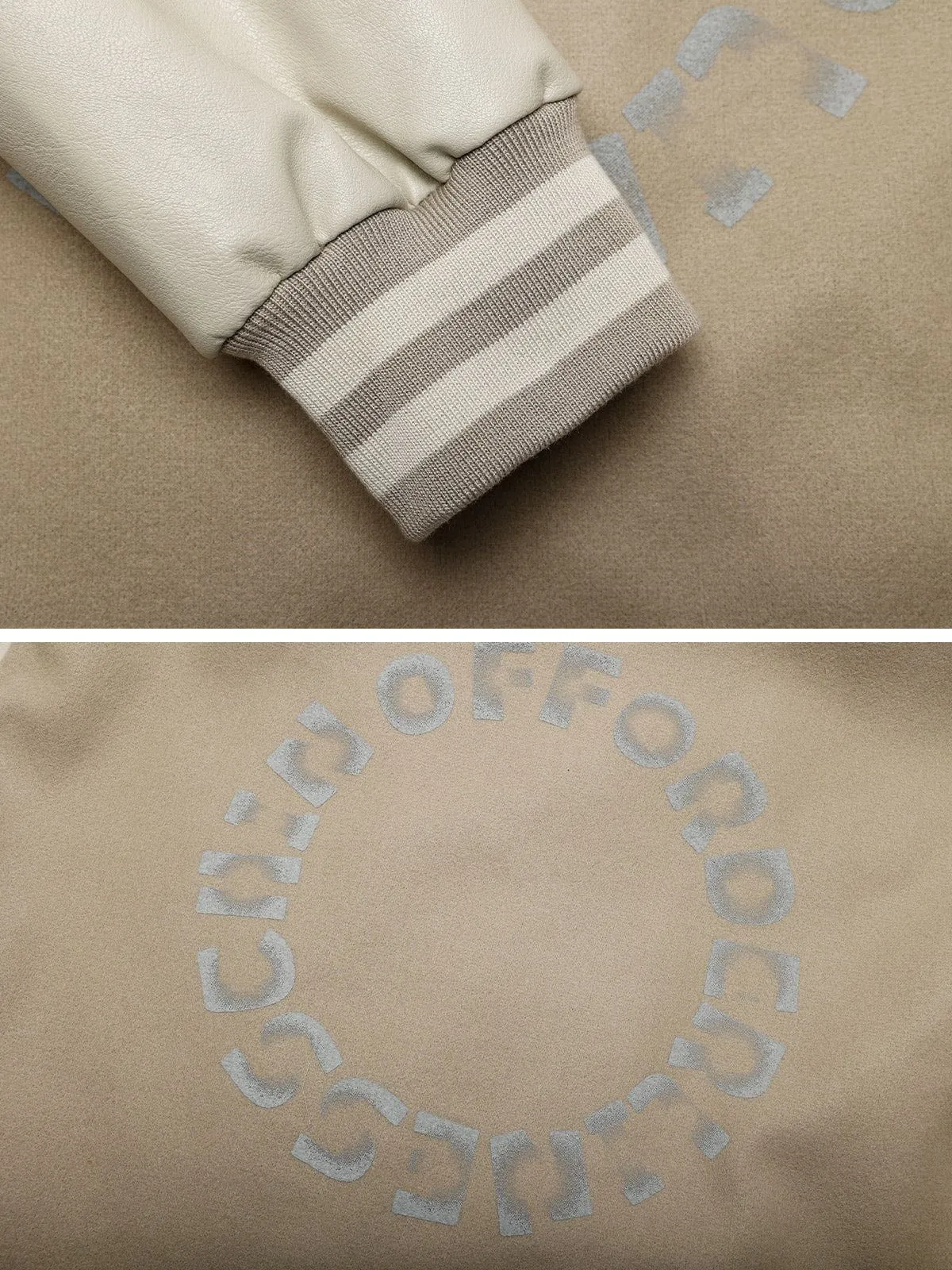 Aelfric Eden Letters Print Varsity Jacket sold by Aelfric Eden product image thumbnail 5