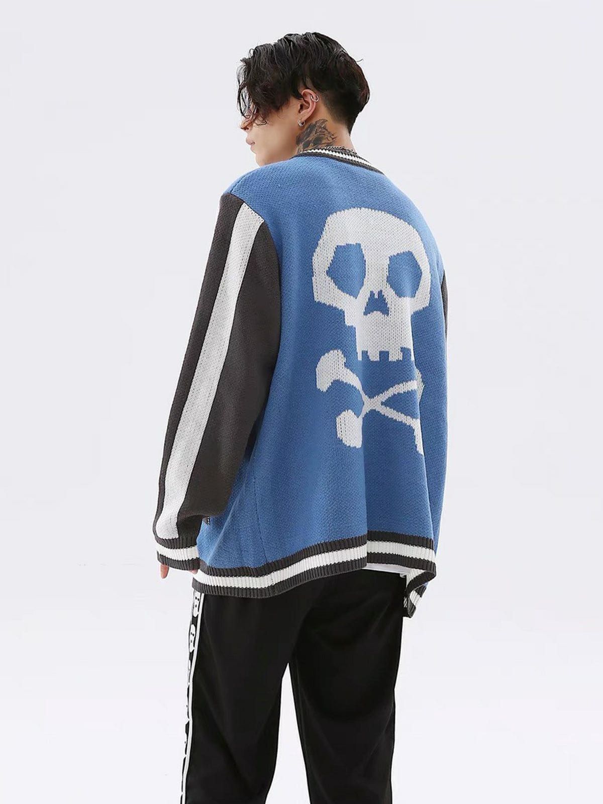 Aelfric Eden Skeleton Stitching Color Sweater sold by Aelfric Eden product image thumbnail 2
