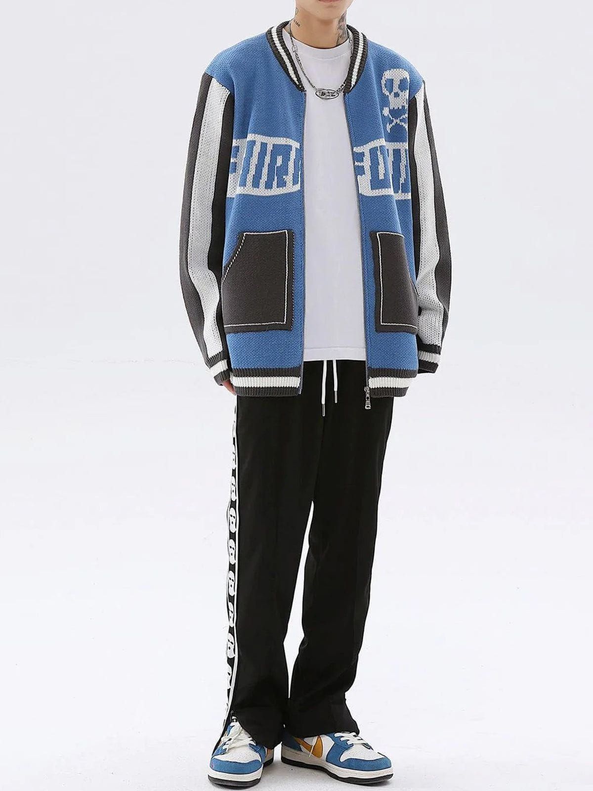 Aelfric Eden Skeleton Stitching Color Sweater sold by Aelfric Eden product image thumbnail 3