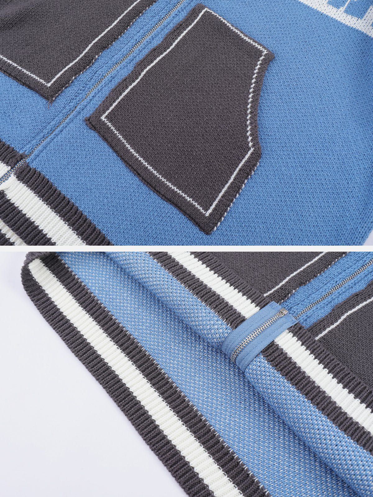 Aelfric Eden Skeleton Stitching Color Sweater sold by Aelfric Eden product image thumbnail 7