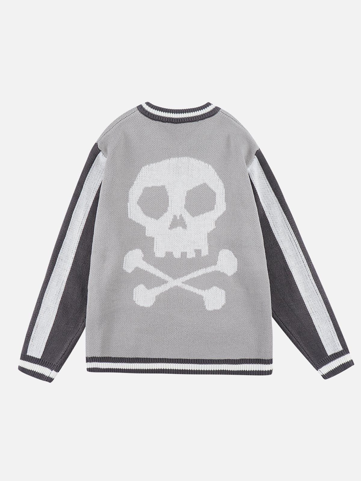 Aelfric Eden Skeleton Stitching Color Sweater sold by Aelfric Eden product image thumbnail 5