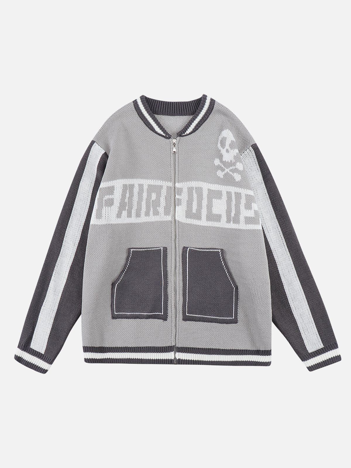 Aelfric Eden Skeleton Stitching Color Sweater sold by Aelfric Eden product image thumbnail 6