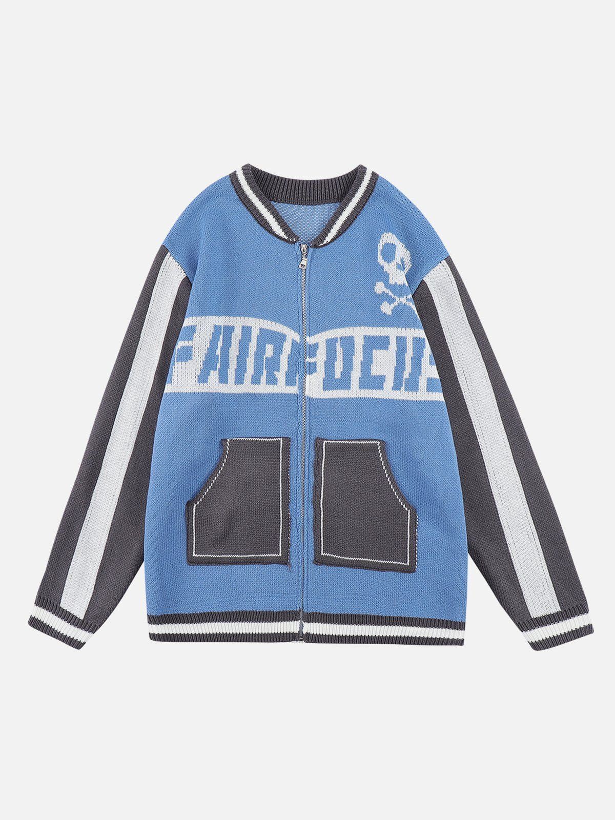 Aelfric Eden Skeleton Stitching Color Sweater sold by Aelfric Eden product image thumbnail 4