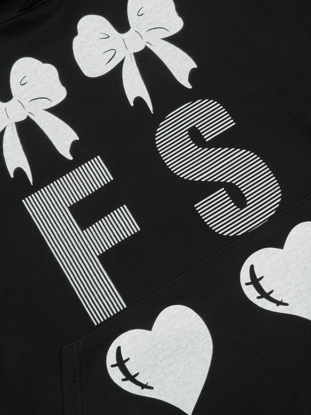 Aelfric Eden Bow Heart Print Hoodie sold by Aelfric Eden product image thumbnail 5