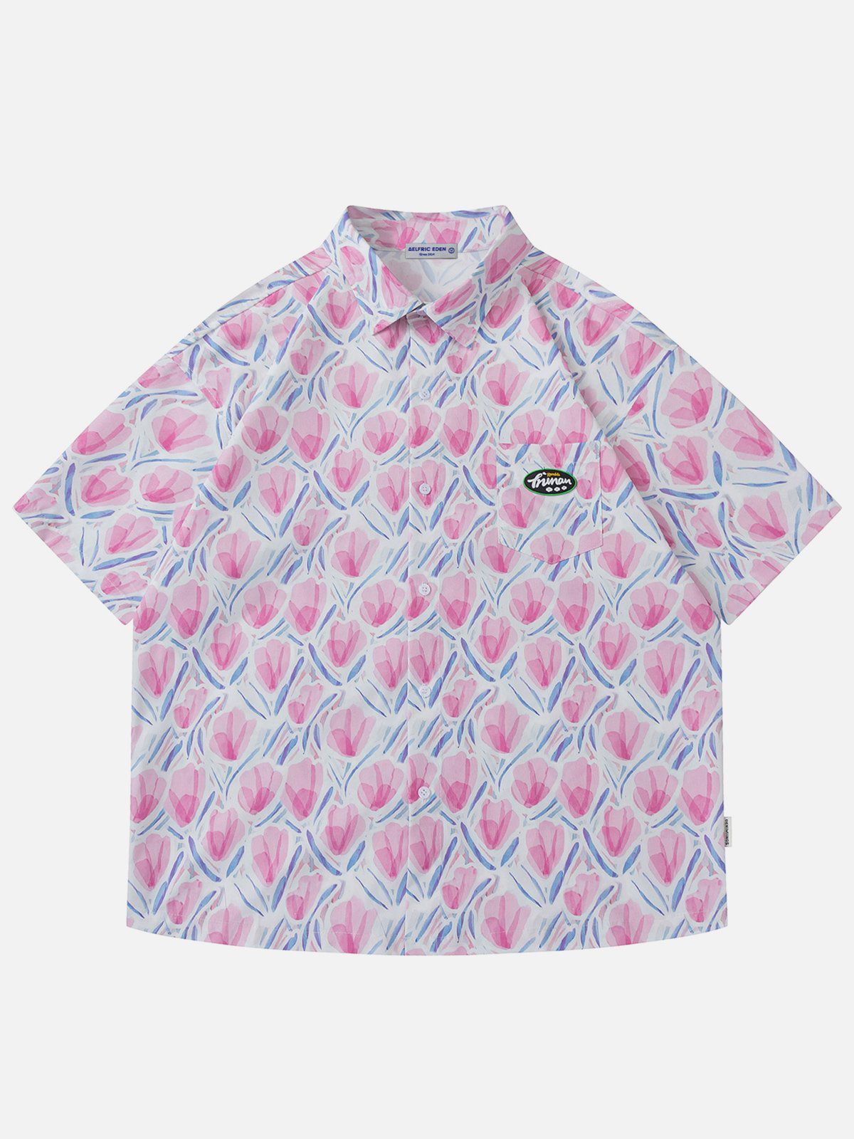 Aelfric Eden Tulip All-Over Print Short Sleeve Shirts sold by Aelfric Eden