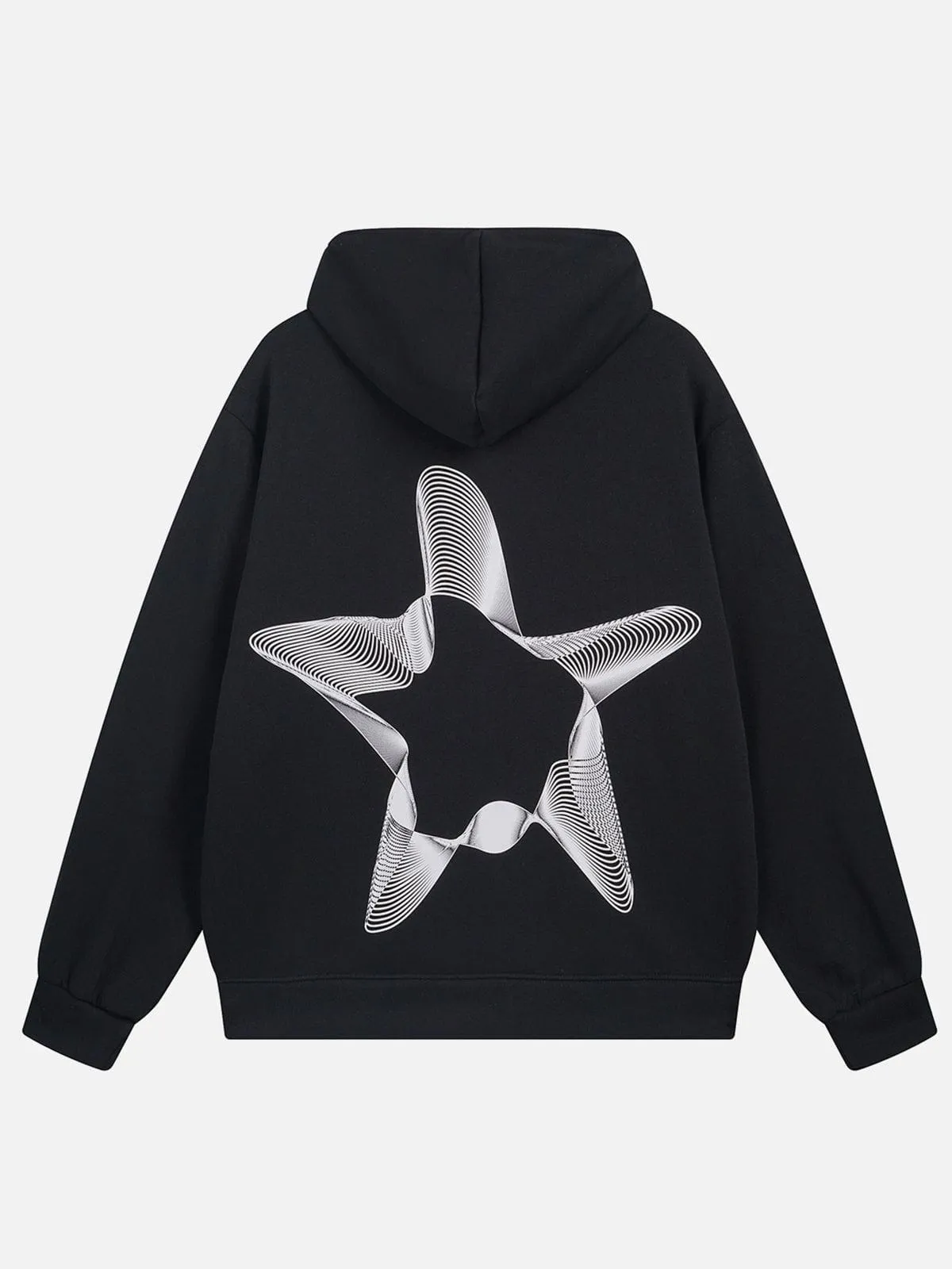Aelfric Eden 3D Star Print ZIP UP Hoodie sold by Aelfric Eden