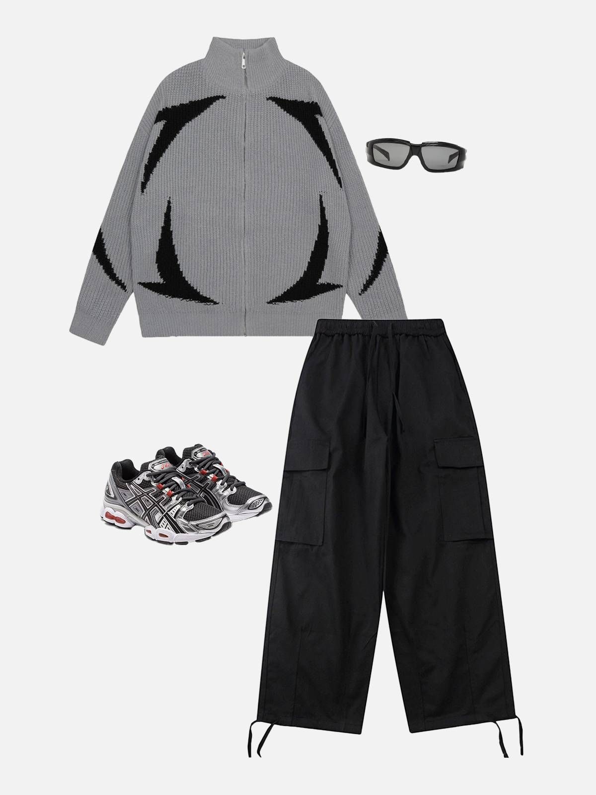 Aelfric Eden Color Blocking Stand Collar Cardigan sold by Aelfric Eden product image thumbnail 4