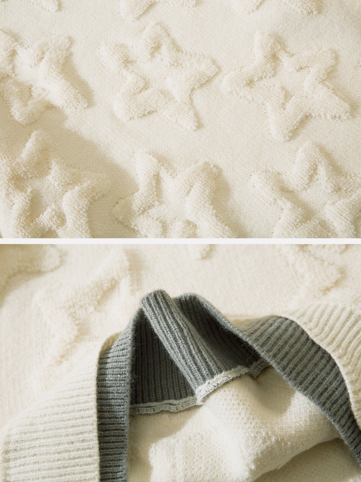 Aelfric Eden Faux Two-Piece 3D Star Sweater @shuuuie sold by Aelfric Eden product image thumbnail 7