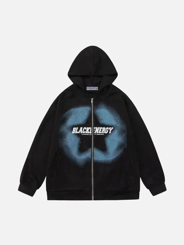 Aelfric Eden Star Graffiti Hoodie sold by Aelfric Eden