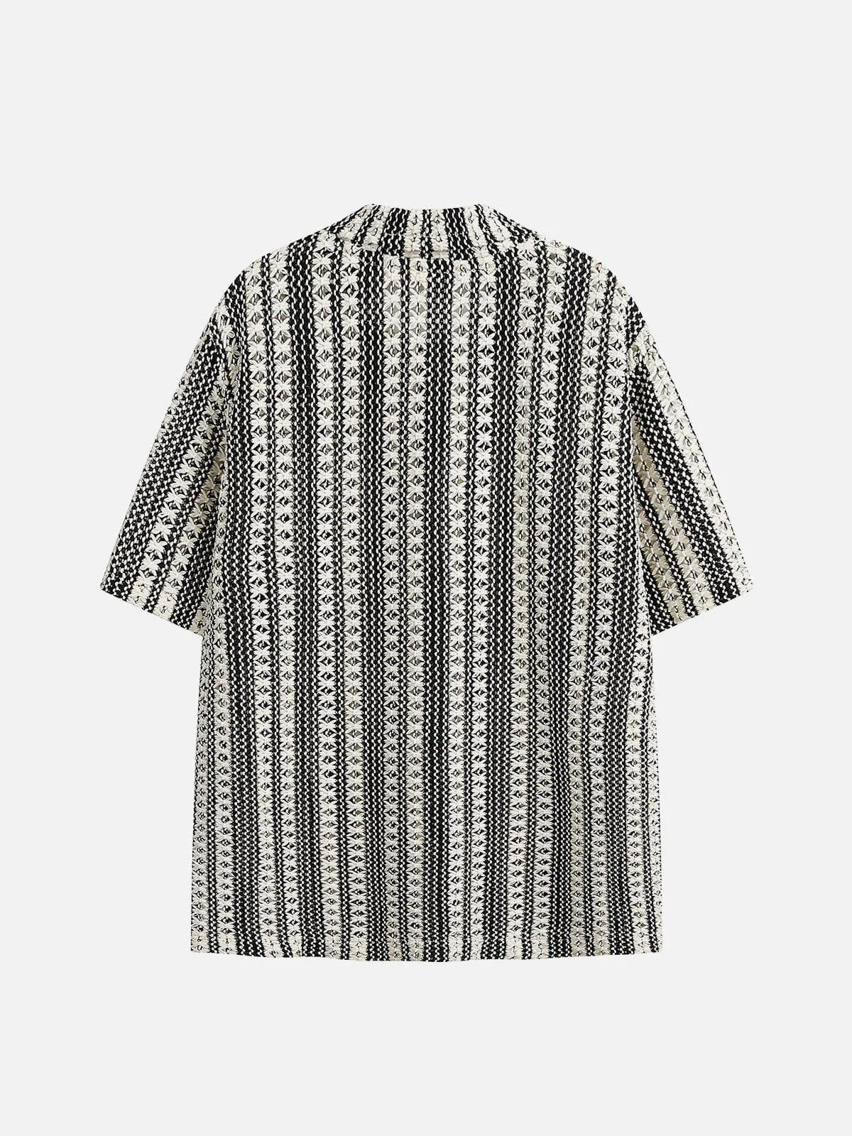 Aelfric Eden Flower Cut-Out Short Sleeve Shirt sold by Aelfric Eden product image thumbnail 2