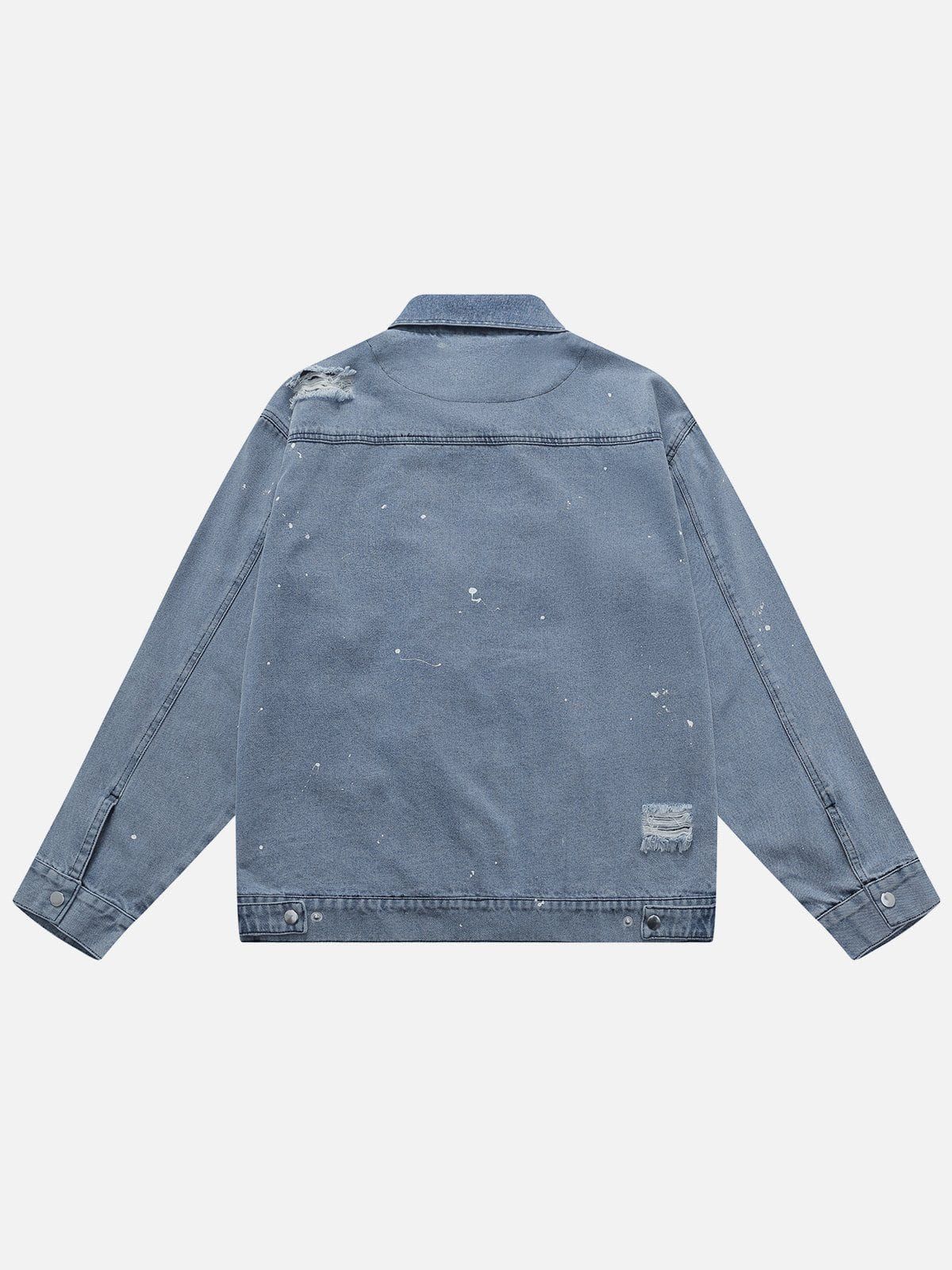 Aelfric Eden Irregular Placket Denim Jacket sold by Aelfric Eden product image thumbnail 3