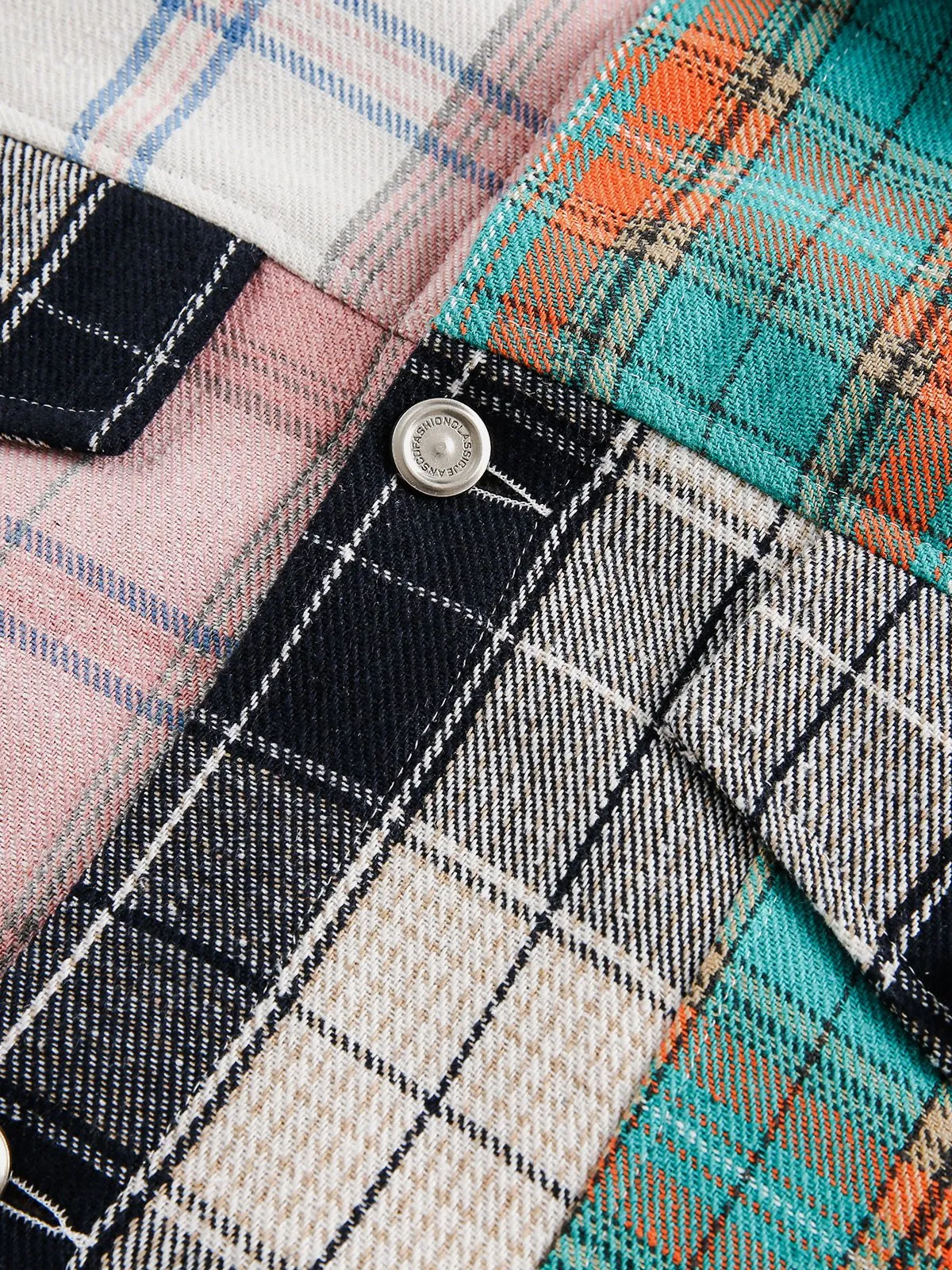 Aelfric Eden Multi Color Plaid Jacket sold by Aelfric Eden product image thumbnail 3