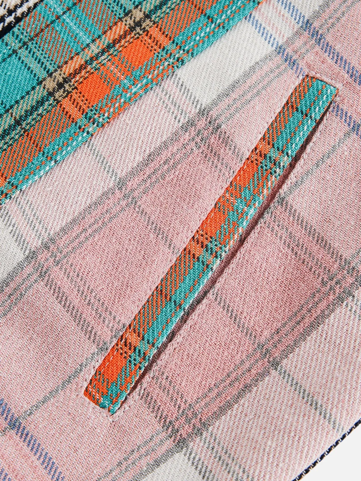 Aelfric Eden Multi Color Plaid Jacket sold by Aelfric Eden product image thumbnail 4