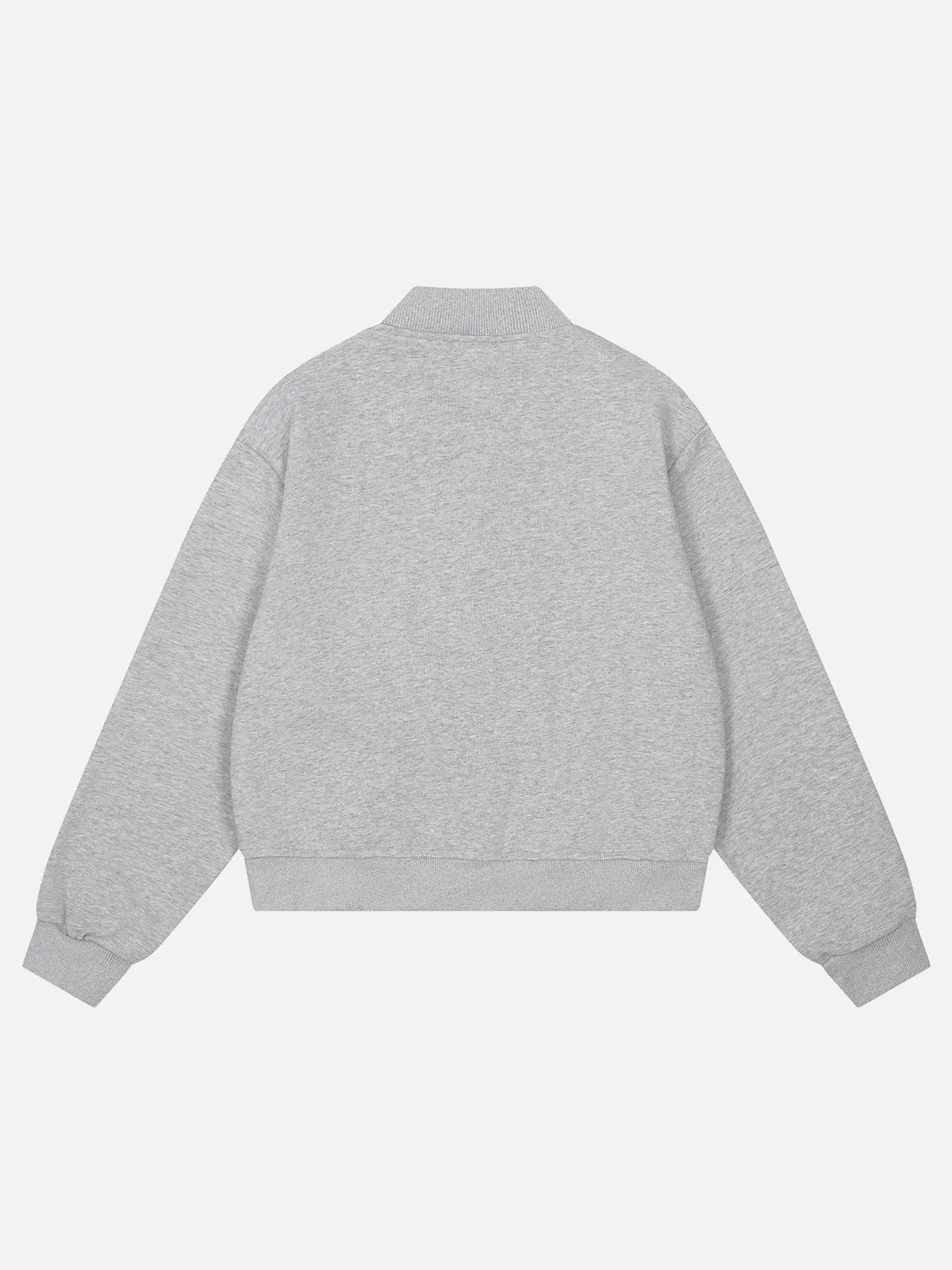 Aelfric Eden Basic Crop Varsity Jacket sold by Aelfric Eden product image thumbnail 3