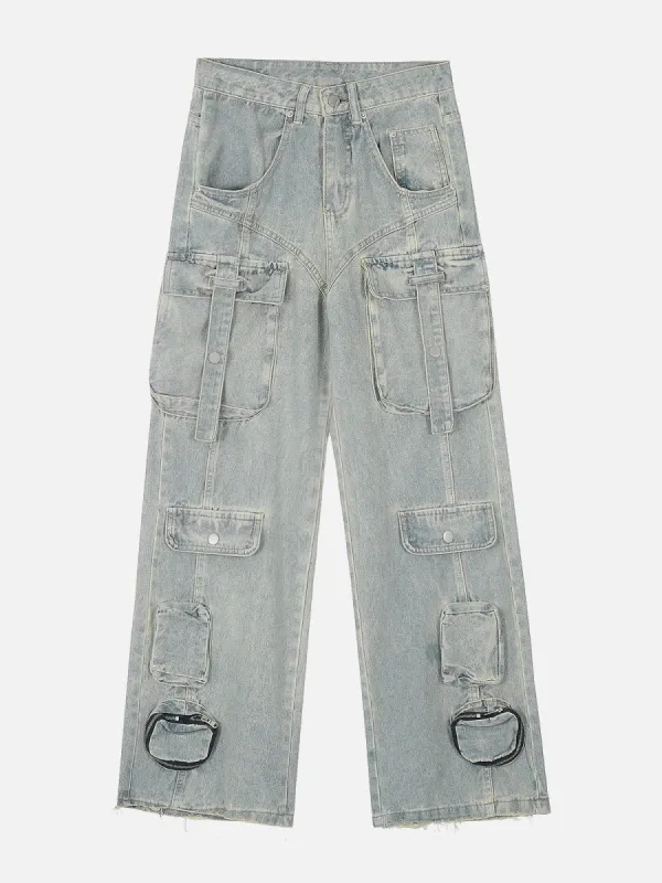 Aelfric Eden Washed Multi Pocket Jeans sold by Aelfric Eden