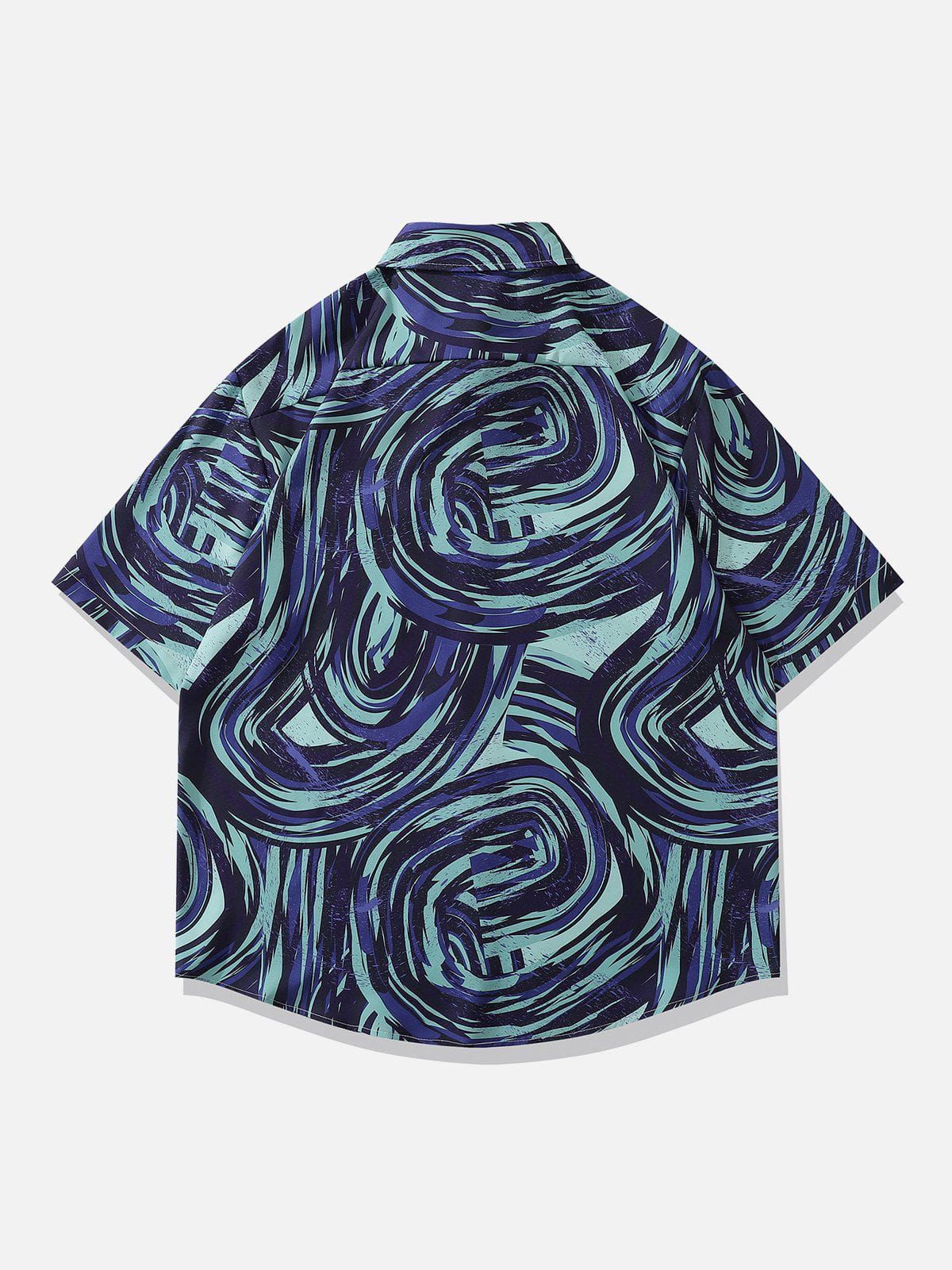Aelfric Eden Irregular Geometric Print Short Sleeve Shirts sold by Aelfric Eden product image thumbnail 3