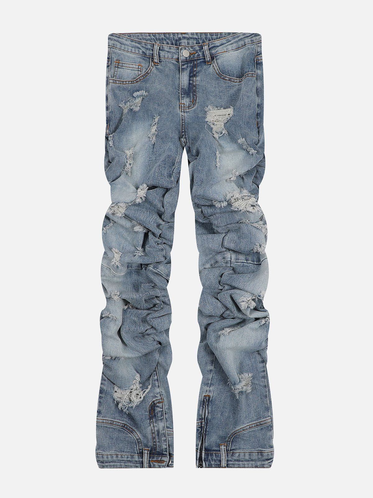 Aelfric Eden Multi Wrinkle Distressed Jeans sold by Aelfric Eden