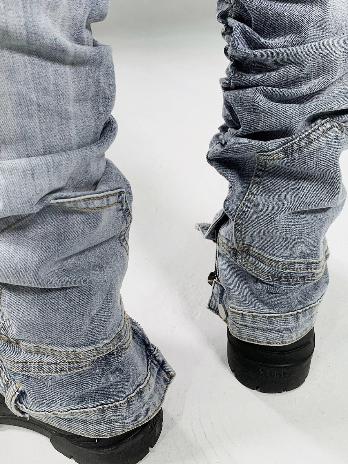Aelfric Eden Multi Wrinkle Distressed Jeans sold by Aelfric Eden product image thumbnail 7