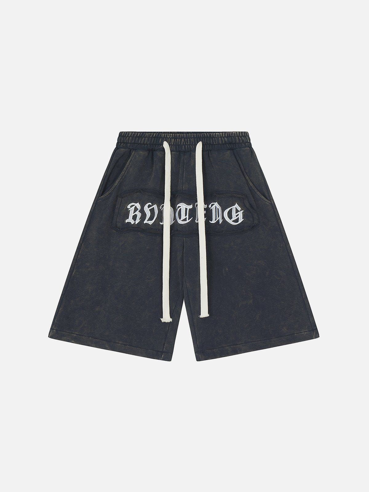 Aelfric Eden Letter Embroidery Shorts sold by Aelfric Eden product image thumbnail 5