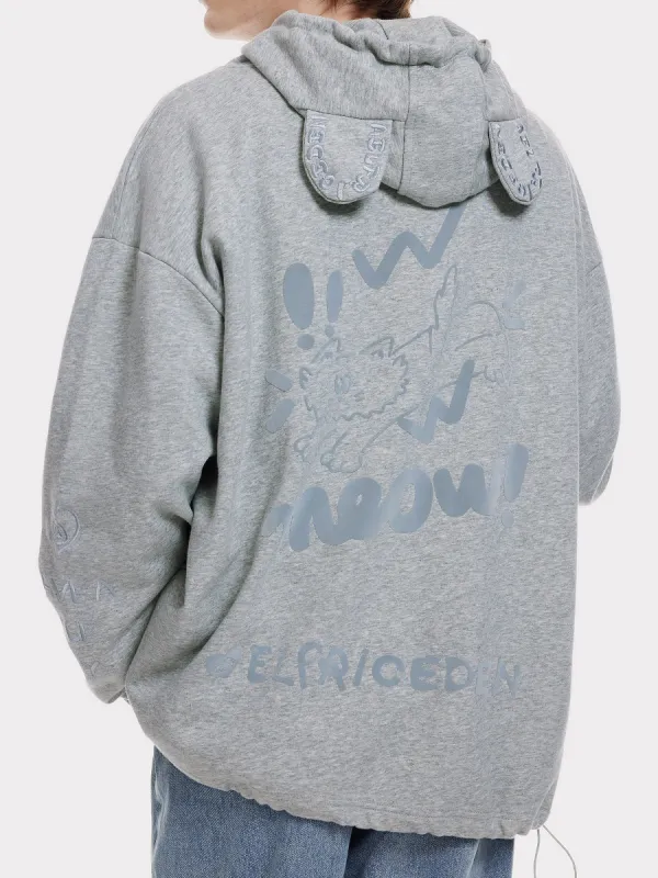 Aelfric Eden Embroidery Rabbit Ears Zip Up Hoodie sold by Aelfric Eden
