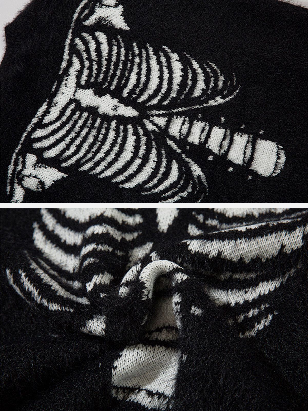 Aelfric Eden Skull Jacquard Sweater sold by Aelfric Eden product image thumbnail 3