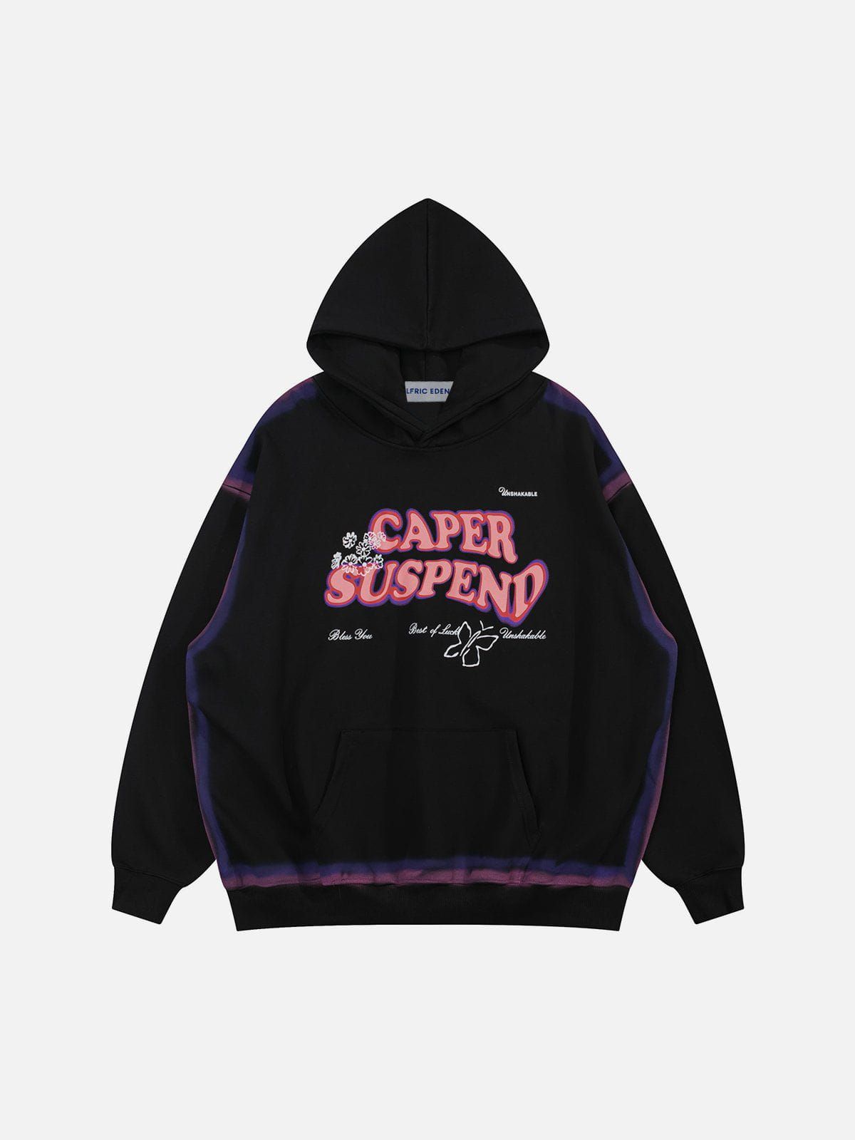 Aelfric Eden Color Blocking Graffiti Hoodie sold by Aelfric Eden product image thumbnail 2