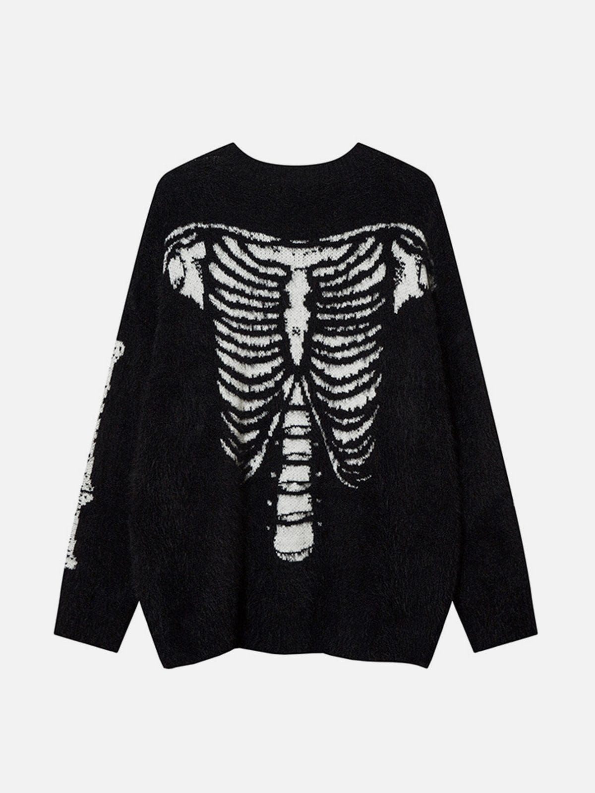 Aelfric Eden Skull Jacquard Sweater sold by Aelfric Eden product image thumbnail 2