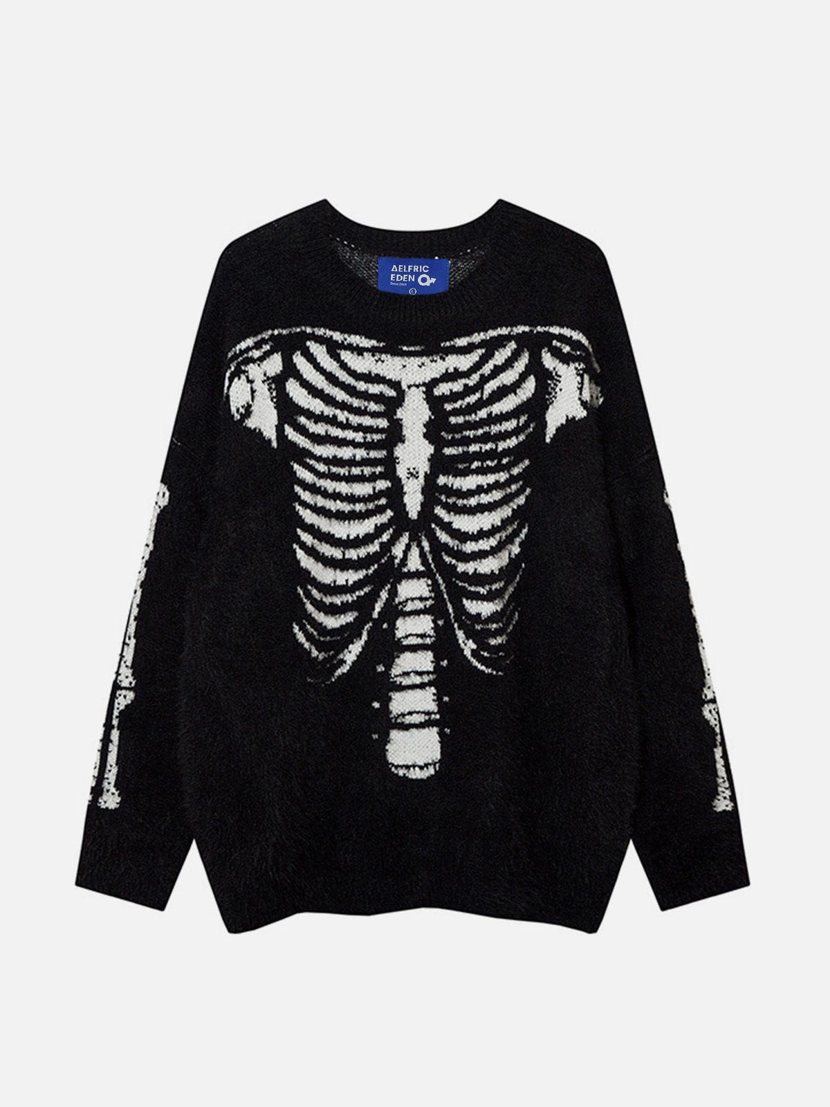 Aelfric Eden Skull Jacquard Sweater sold by Aelfric Eden