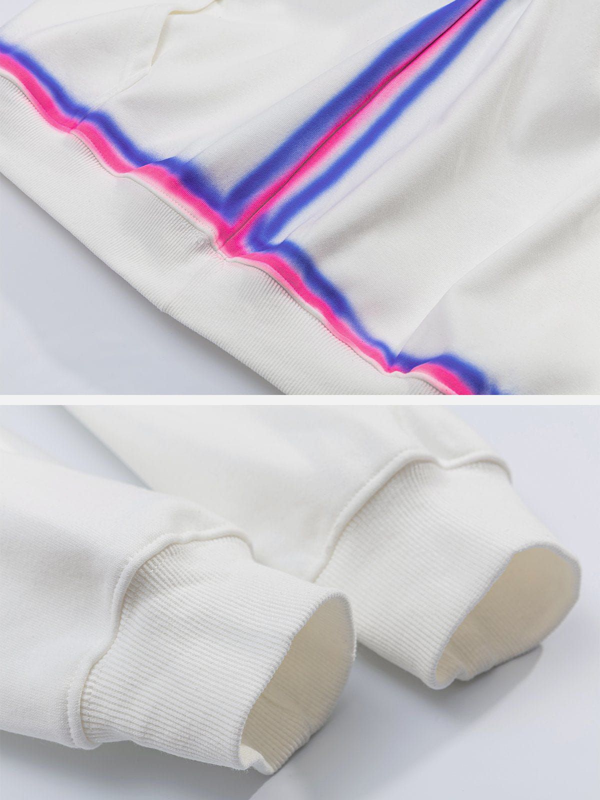 Aelfric Eden Color Blocking Graffiti Hoodie sold by Aelfric Eden product image thumbnail 4