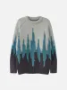 Aelfric Eden Vintage Gradient Patchwork Sweater sold by Aelfric Eden