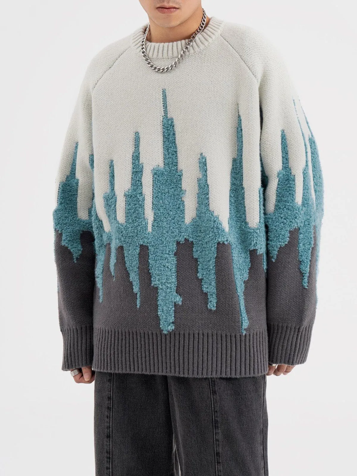 Aelfric Eden Vintage Gradient Patchwork Sweater sold by Aelfric Eden product image thumbnail 5