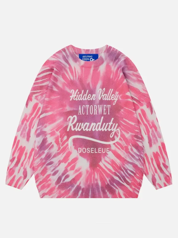 Aelfric Eden Tie Dye Gradient Sweater sold by Aelfric Eden