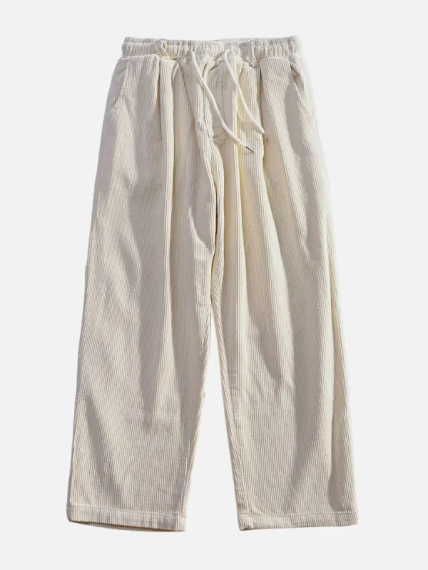 [US Only] Aelfric Eden Pure Color Corduroy Casual Pants sold by Aelfric Eden